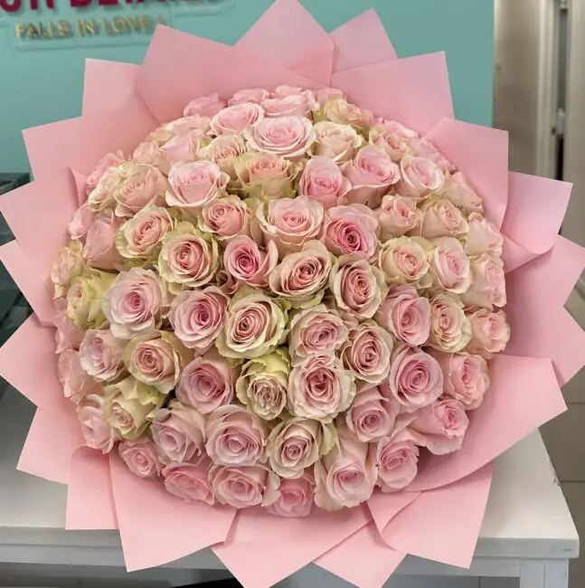 Pink Roses Bouquet