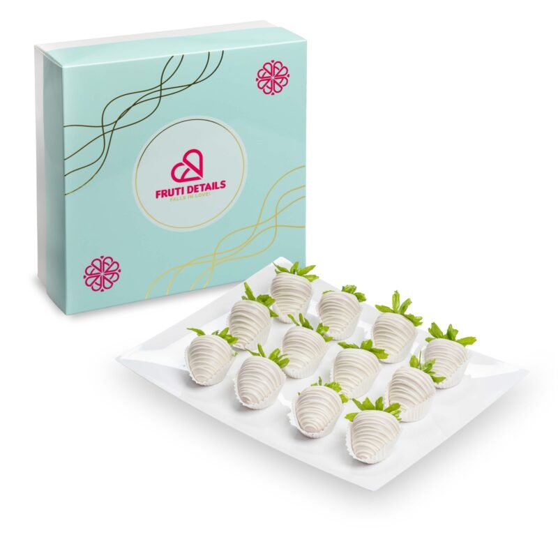 White Chocolate Covered Berries Box - Image 3