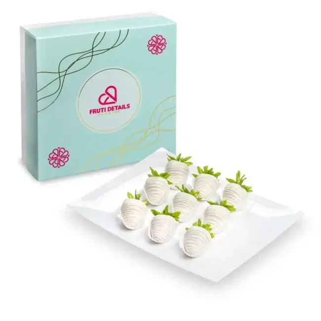 White Chocolate Covered Berries Box