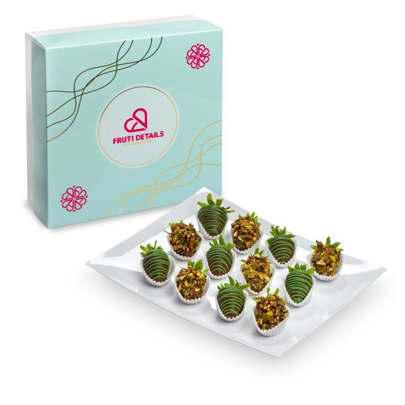 Dubai Chocolate covered Strawberries