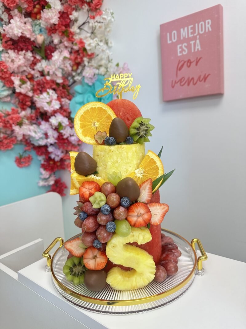 Fruit Cake Pineapple Initial personalized