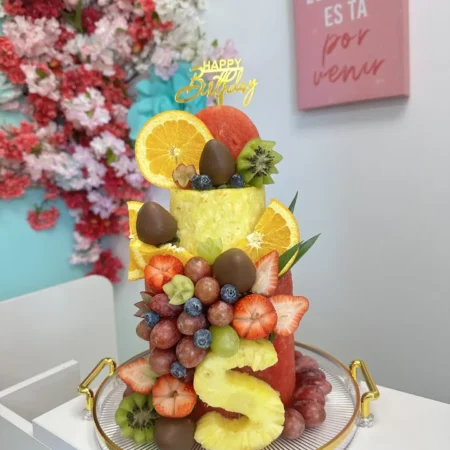 Fruit Cake Pineapple Initial personalized