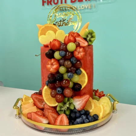 fruit cake with watermelon medium