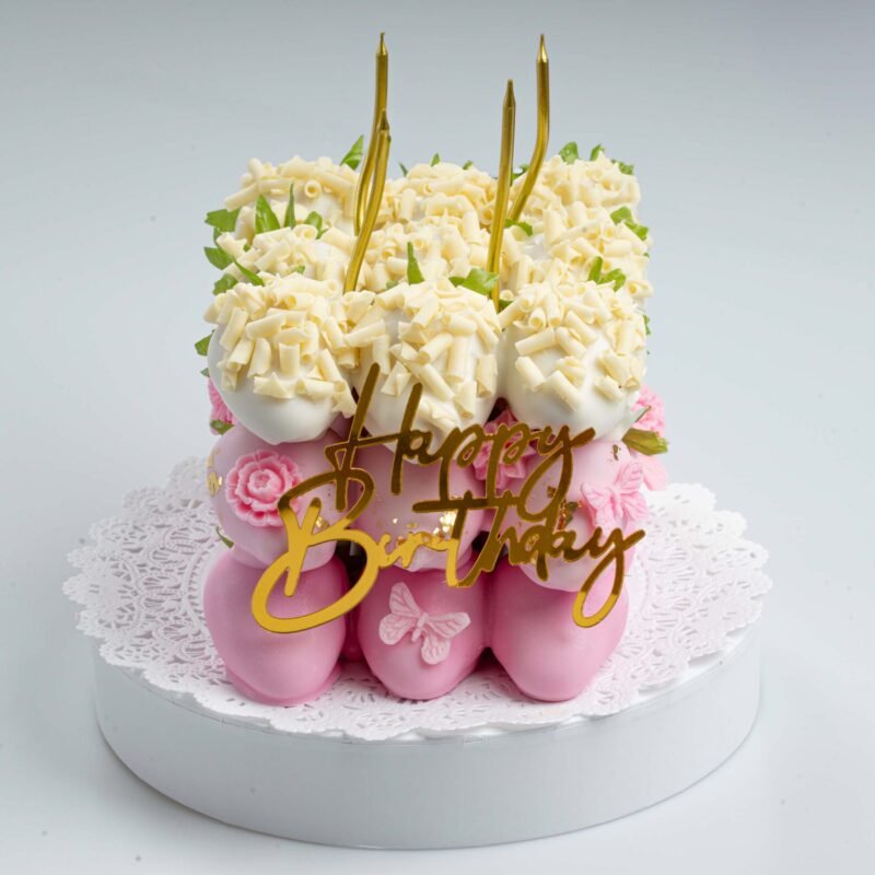 Choco Berries Cake Pink - Image 3