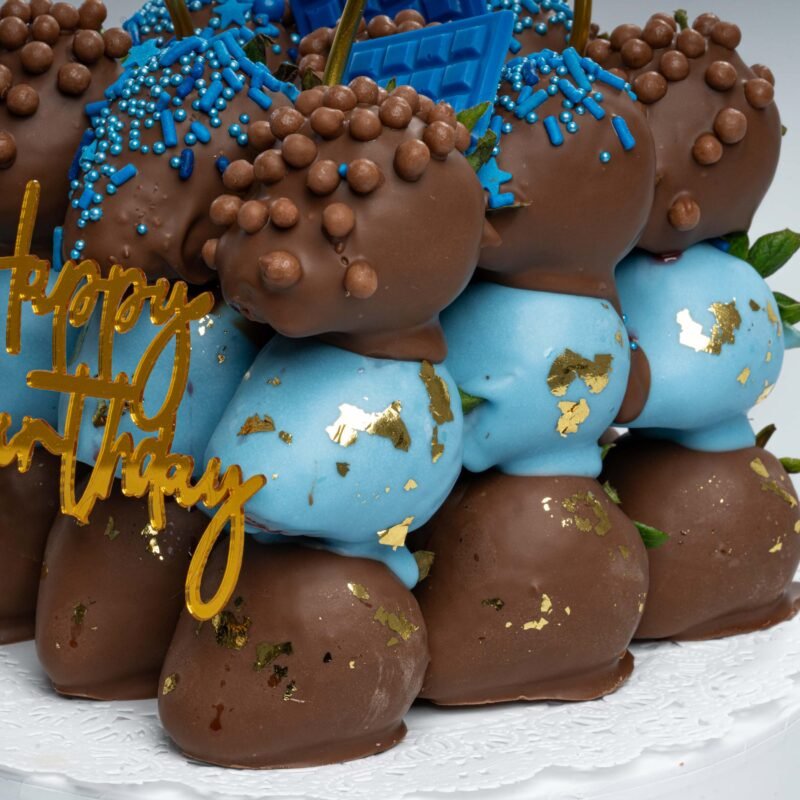 Choco Berries Cake Blue - Image 2