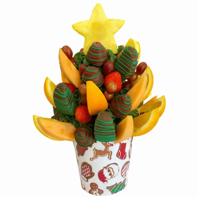 Fruit bouquet for christmas