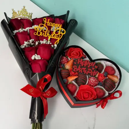 Red Flowers and Chocolate