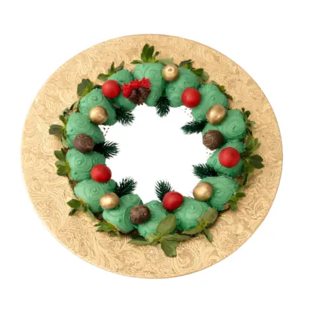 Christmas Wreath Chocolate Strawberries