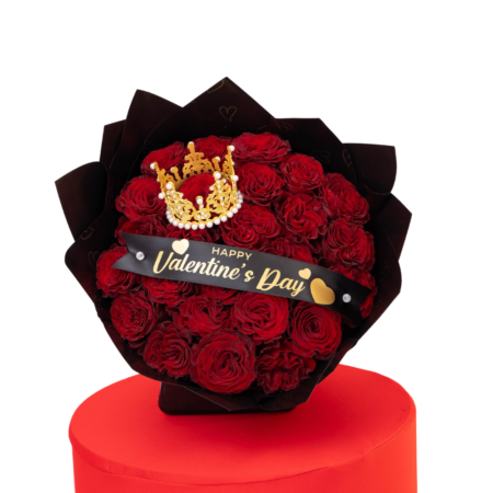25 Red Roses Bouquet Valentines Day