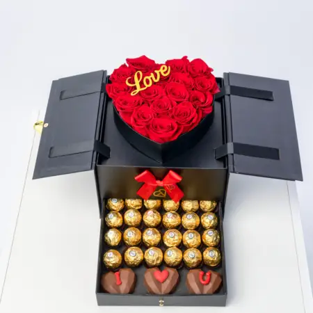 Love Roses & Chocolate Surprise Box