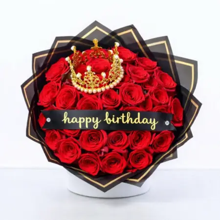 25 Roses Bouquet for birthday