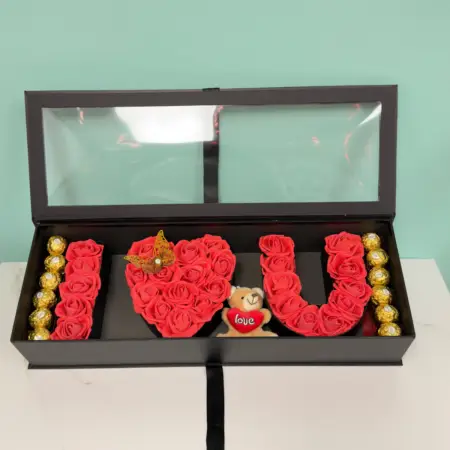 flowers foam and Chocolate