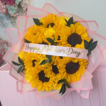 Sunflowers of 25 Roses Mother's Day