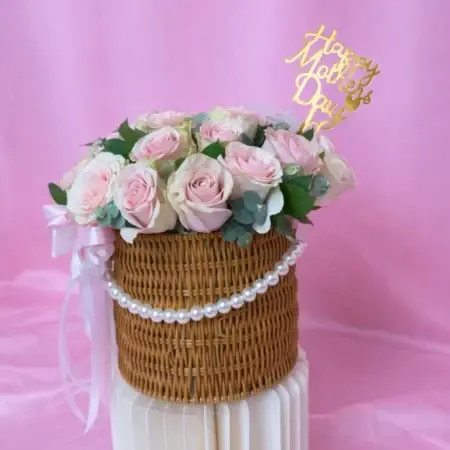 Premium Mom Roses Box pink