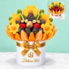 best fruit bouquet with 360 fresh fruit with chocolate covered strawberries