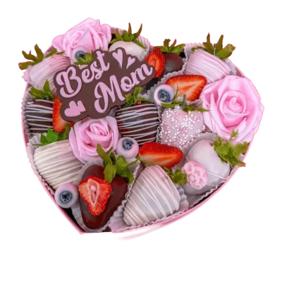 chocolate heart for mom